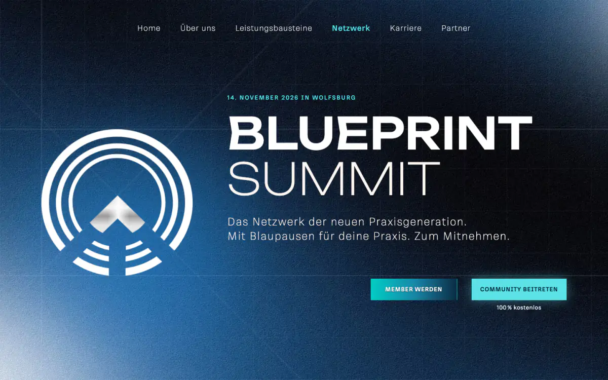 Startseite Blueprint Summit