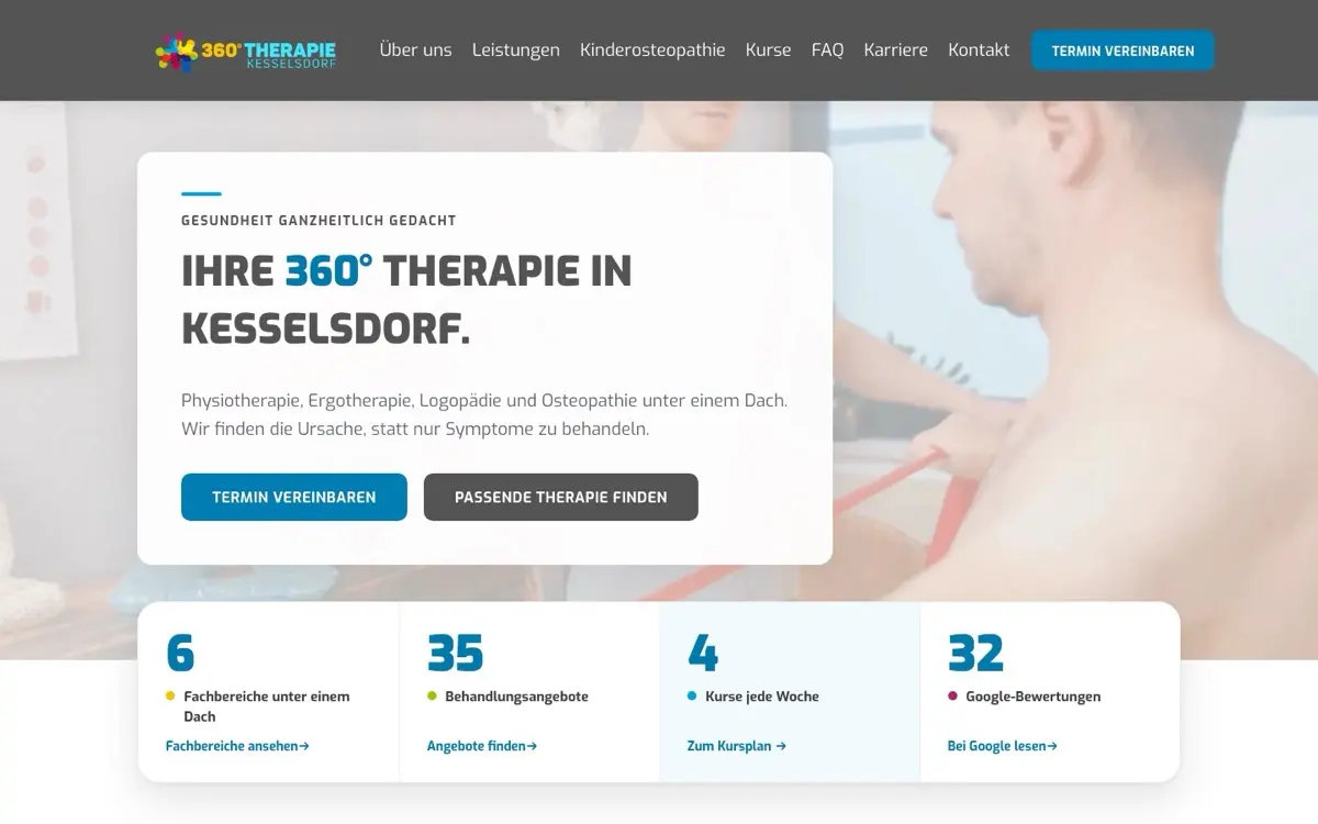 Startseite 360° Therapie Kesselsdorf